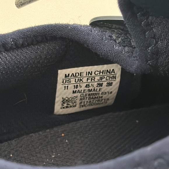 Adidas Pure Boost Blue sz. 11 men’s BA8454 GREAT CONDITION - Picture 8 of 10